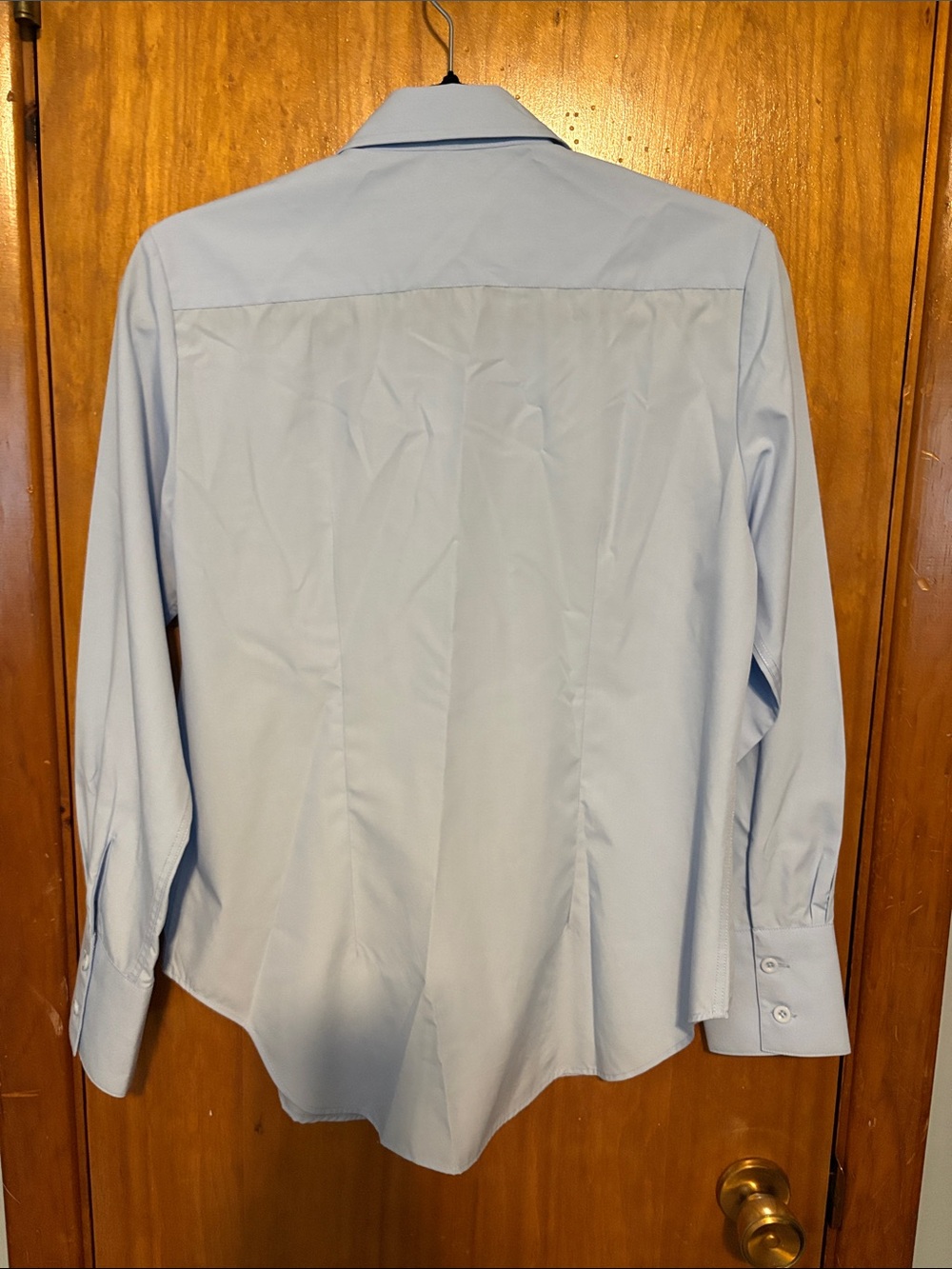 Classic Light Blue Women's Dress Shirt - Long Sleeve - Size M - Picture 2 of 8